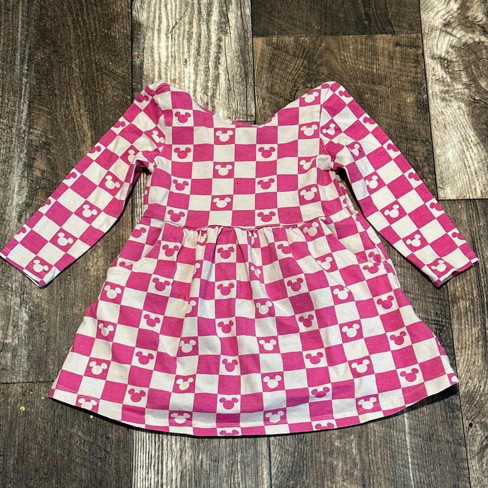 GAP Pink and White Checkered Kids Blouse